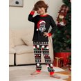thumbnail image 5 of Pijamas a juego para toda la familia, recién llegados, 2025, estampado de letras, Feliz Navidad, pijamas para padre, madre, niños, mono para bebé, ropa para perros, 5 of 5