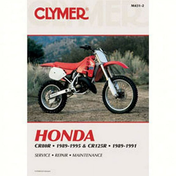 Clymer Manuals M4312  M4312; Fits Honda Cr80/125 Motorcycle Repair Service Manual