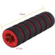 thumbnail image 2 of Puños de Manillar de Bicicleta, Agarre de Bicicleta Antideslizante para Scooter Cruiser Silla de Ruedas Ciclismo Esponja 1 par, Rojo, 2 of 5