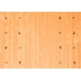 thumbnail image 1 of Ahgly Company Indoor Rectangle Solid Orange Modern Area Rugs, 2' x 4', 1 of 1