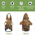 thumbnail image 6 of Cauagu Majestic Cosmic Lion Pattern Winter Pet Hoodie Sweatshirts- Dog Hoodie Sweater with Leash Hole - Cute Dog Hoodie - Pet Clothes Puppy Cat Custume -XX-Large, 6 of 8
