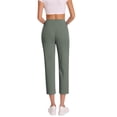 thumbnail image 4 of Work Pants for Women High Waist Stretch Formal Dress Suit Pants Casual Business Slim Fit Office Trousers Slacks, 4 of 6