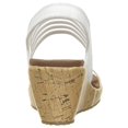 thumbnail image 3 of Sandalia Skechers Cali Beverlee Cuña de Corcho Off-White, 3 of 6