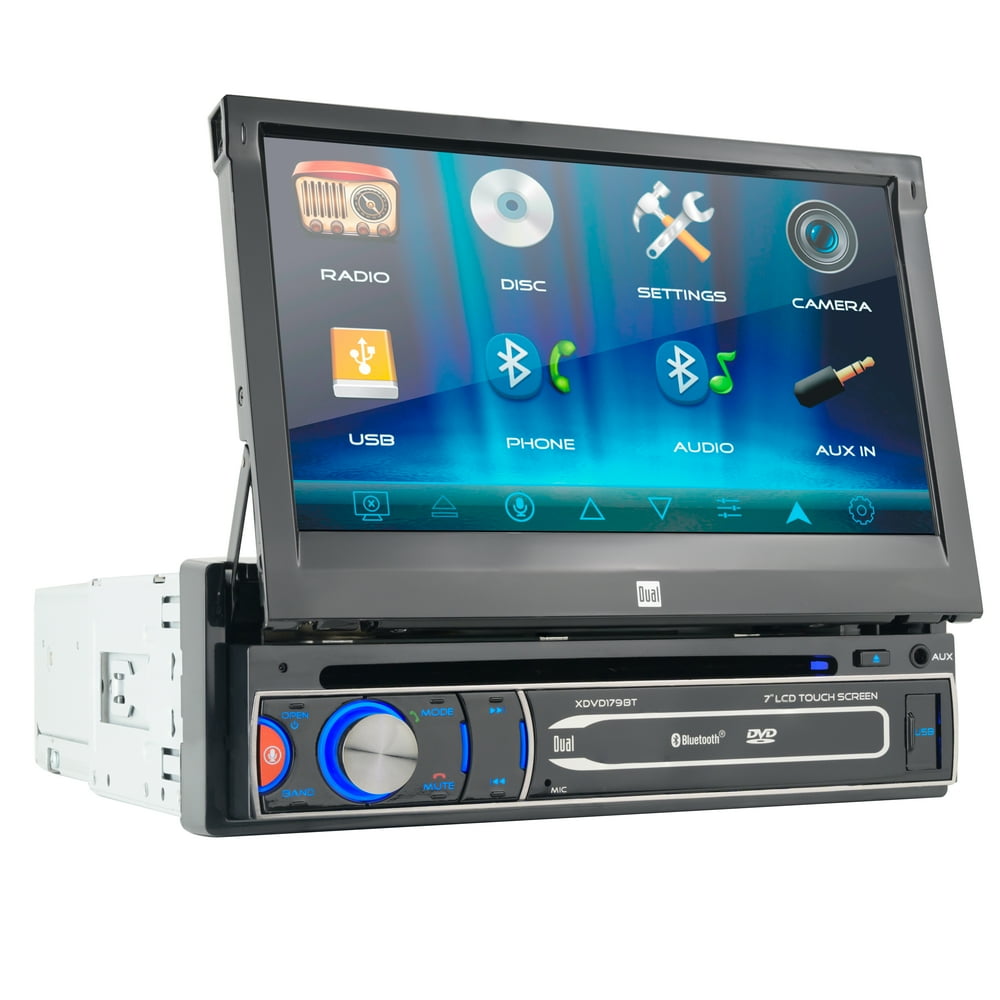 Dual Electronics XDVD179BT 7inch Touch Screen Single DIN Car Stereo