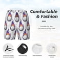 thumbnail image 3 of Lsque Golf balls Pattern Mens Swim Trunks- Bathing Suit Compression Liner - Beach Swim Shorts Swimwear - (S-3XL) - Stretch Quick Dry-Small, 3 of 6