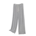 thumbnail image 5 of JUSLIO Women Pants Striped Drawstring Elastic Waist Fashion Casual Pants, 5 of 5