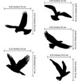 thumbnail image 2 of Paquete de 20 pegatinas de alerta anticolisión para ventanas y puertas de vidrio, protección contra aves (hy), 2 of 5