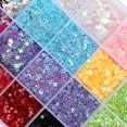 thumbnail image 3 of Lentejuelas estrella de cinco puntas en forma de amor decoración de boda hexagonal Material de joyería DIY herramientas artesanales, 3 of 8