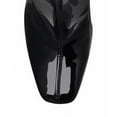 thumbnail image 3 of Vince Camuto Deverna Black Stretch Patent Square Toe Fashion Block Heel Boots (Black Patent, 11), 3 of 5