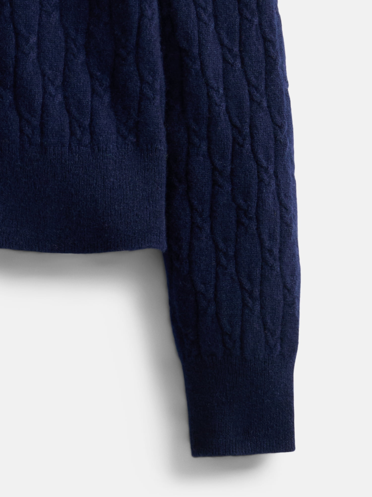 Free Assembly Toddler and Kids Cable Knit Cashmere Sweater with Puff Sleeves, Sizes 2T-5T and 6-12