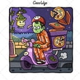 thumbnail image 4 of Coloring Book Coco Wyo Spooky Cutie Vol. 2 for Adults and Teens, 4 of 8