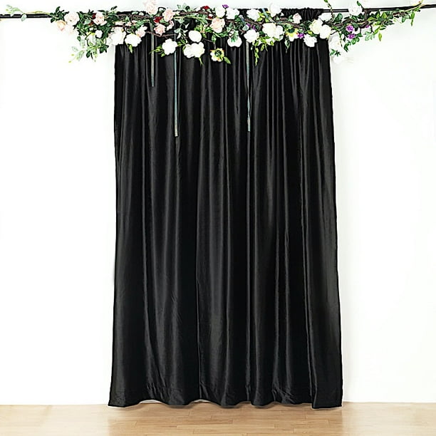 Balsacircle 8 Feet X 8 Feet Velvet Backdrop Curtain Wedding Party Photobooth Ceremony Event Home Decorations Supplies Walmart Com Walmart Com