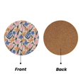 thumbnail image 2 of Xecao Lilies Flowers for MDF Cork Coaster 4 Pcs,Drink Coasters,Suit for House Warming Gifts New Home ,Coffee Table Decor-Round Shape, 2 of 7