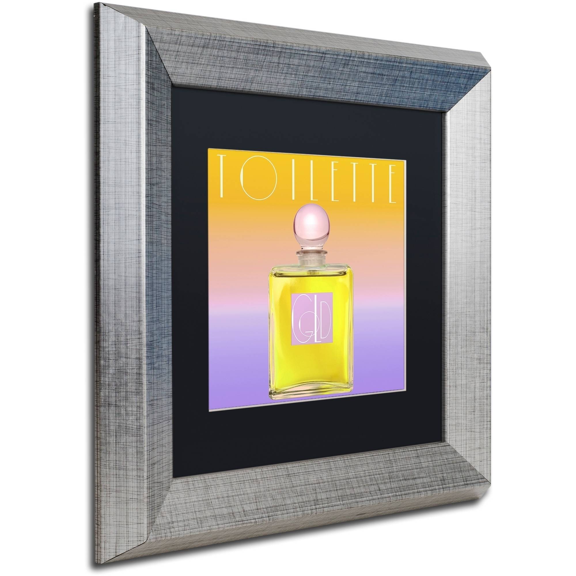 Trademark Fine Art "Colored Scents II" Canvas Art by Color Bakery Black Matte, Silver Frame