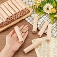 thumbnail image 3 of 30Pcs 4x0.9 Inch Hollow Wood Sticks Round Wooden Dowel Rod with 0.4 Inch Hole Unfinished Beech Wood Rods Natural Wood Round Rods for DIY Crafts Arts Projects, 3 of 9