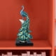 thumbnail image 3 of Estatua de Pavo Real Zulema Azul S, 3 of 8