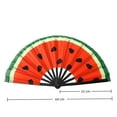 thumbnail image 3 of TIELUTT The Fan Art Cloth Craftsmanship Is of and Durable Paper Flower Embellishments Silk Fans Handheld Tissue Paper Tassel Banner Birthday Flowers Table Decorations for Party, 3 of 6