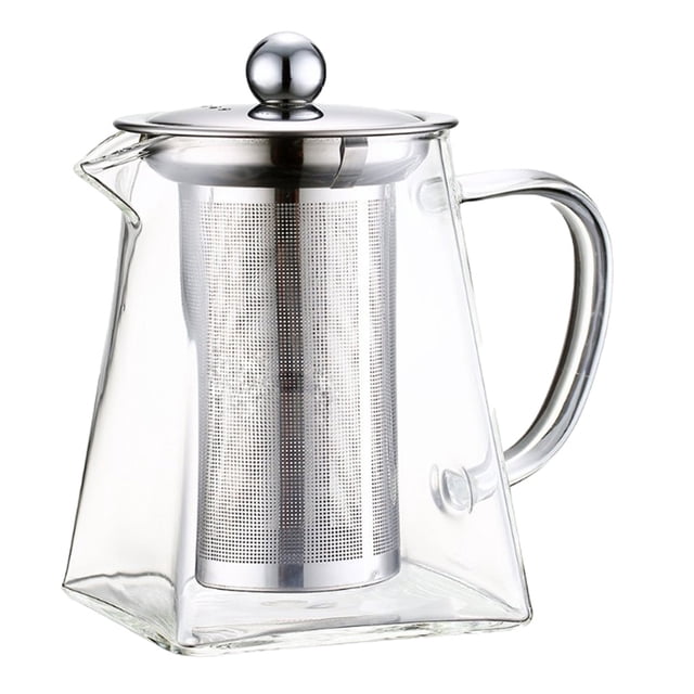 Glass Tea Pot with Removable Infuser, 260/450/650ml for Loose Leaf Tea 450ml