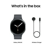 Samsung Galaxy Watch8 44mm Bluetooth Smart Watch, Graphite, Graphite Band