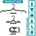 thumbnail image 3 of Nuevo Percha plegable portátil de plástico para abrigos, percha plegable, 3 of 7