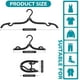 thumbnail image 3 of Popular! New Portable Folding Plastic Coat Hanger Travel Foldable Hanger, 3 of 5