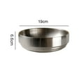 thumbnail image 2 of Modern Household Snack Bowl Gift Serving Bowl,  Stainless Steel, Soup, Cooked Food, Salads, Fruit，Salad bowl, snack bowl, household, 2 of 5