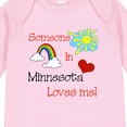 thumbnail image 4 of Inktastic Someone in Minnesota Loves Me Boys or Girls Long Sleeve Baby Bodysuit, 4 of 5