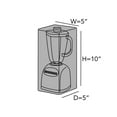 thumbnail image 2 of Covermates Blender Cover – 5"Wx5"Dx10"H – Dust & Stain Resistant – Washable Slip-On, 2 of 5