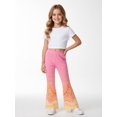 thumbnail image 3 of Girls Flare Pants, AI Digital Print Bell Bottoms,All-Season Sizes 3-13Y, 3 of 6