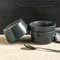 thumbnail image 6 of Coupe Stoneware Dinnerware Set, Service for 4, Gray Matte, 6 of 7