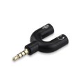 thumbnail image 1 of Adaptateur Audio Stéréo 3.5mm 4 Positions vers Prise Micro Noir - Axear, 1 of 5