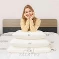 thumbnail image 4 of Talatex Talalay 100% Natural Premium Latex Pillow, Purefusion Talalay Latex Helps Relieve Pressure, No Memory Foam Chemicals, Perfect Package Best Gift (Medium, Queen (Pack of 1)), 4 of 7