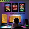 thumbnail image 3 of Gaming Posters Canvas Wall Art Decor, Teen Game Room Decorations, Boys Room Decor, Gamer Wall Decor, Gamer Room Decor for Boys Wall 12"X16" - Framed Set of 3, 3 of 6