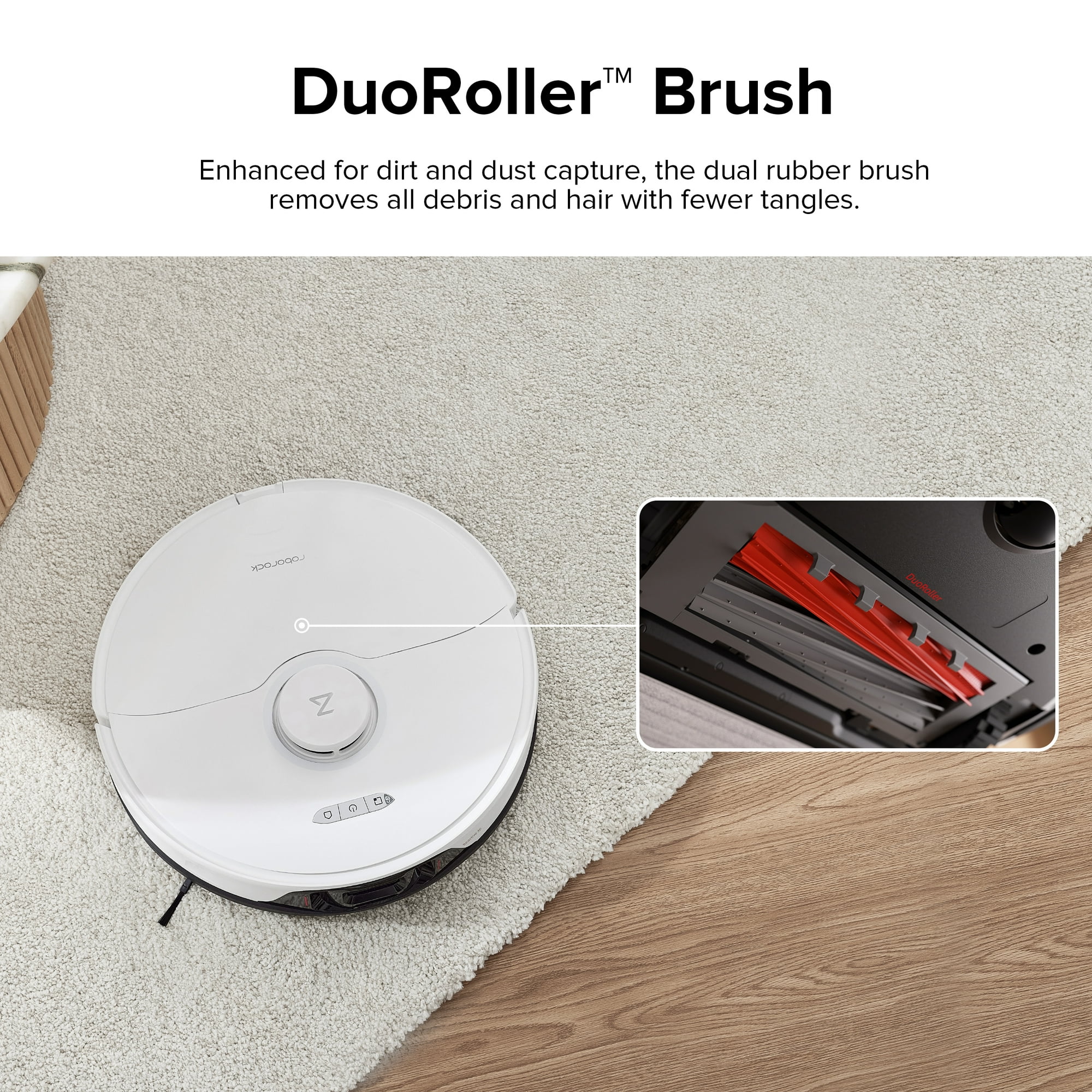 Roborock® S8+ Robot Vacuum Cleaner and Sonic Mopping with Auto-Emptying, 6000 Pa, and Obstacle Avoidance