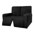 thumbnail image 2 of Stretch Recliner Sofa Covers Washable Soft for Cushion Couch Pets Black 6 Slices, 2 of 8