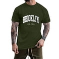 thumbnail image 1 of BOBOGOJP Mens Oversized T Shirts Tees Regular-Fit Short-Sleeve T-Shirt (AG,4XL), 1 of 4