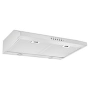 Ancona 30 in. Ducted UC64NL Ducted Under-Cabinet Range Hood in Stainless Steel with Night Light Feature