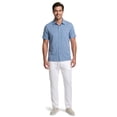 thumbnail image 3 of Havanera Men’s & Big Men’s Floral Jacquard Short-Sleeve Button-Down Resort Shirt, Sizes S–5XL, 3 of 8