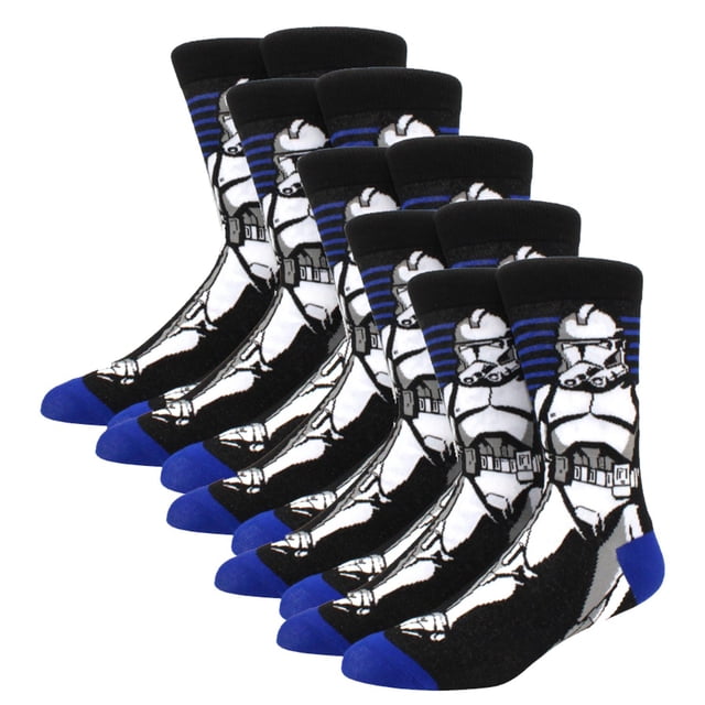 Calcetas Bonitas AeroX SockStarWar06 Tropper 5 Pares Algodón Tubo Medio 6.5-10.5US