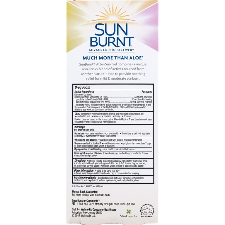 SunBurnt After-Sun Gel, 6 oz.