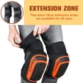 thumbnail image 4 of Rodilleras profesionales para el trabajo con resistente cojín de gel y correa ajustable antideslizante - Perfectas para los trabajos de construcción, el jardín, la limpieza del suelo, 4 of 5