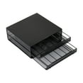 thumbnail image 5 of Mind Reader Single Serve Coffee Pod Organizer with 2 Drawers, 72 Pod Capacity, Metal, Black, 5 of 8