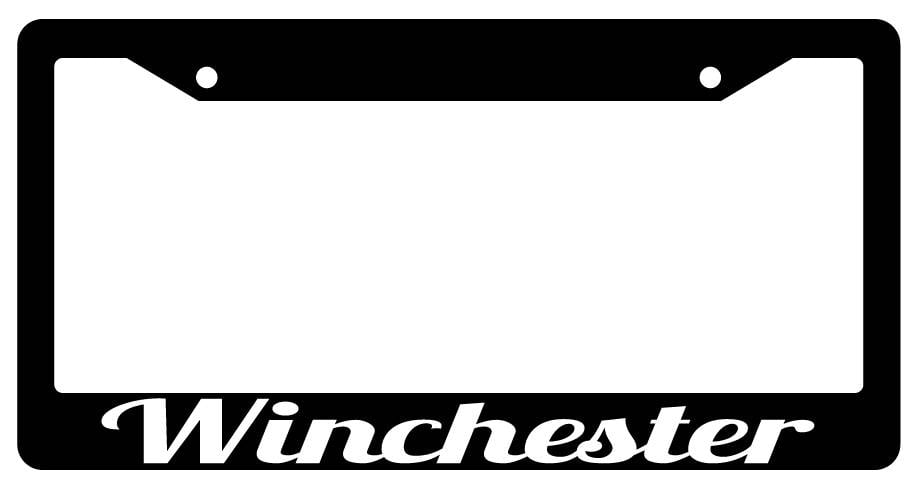 Black License Plate Frame New City State Winchester Auto Accessory 1036