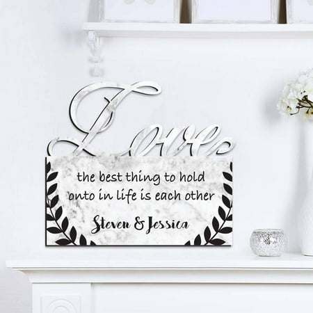 The Best Thing Personalized Love Wall Sign, 13.75