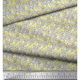 thumbnail image 2 of Soimoi Polyester Crepe Fabric Flower Artistic Printed Fabric 1 Yard 52 Inch Wide, 2 of 3
