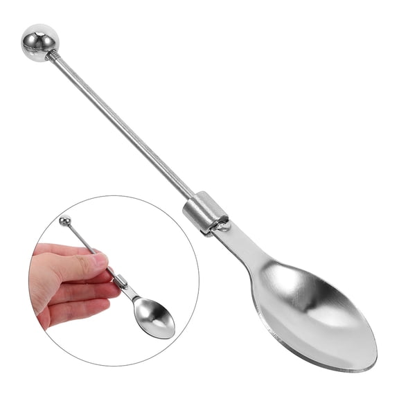 PBPBOX 2Pcs Beadable Tea Spoon Set Crafted Metal Tea Spoons for Events