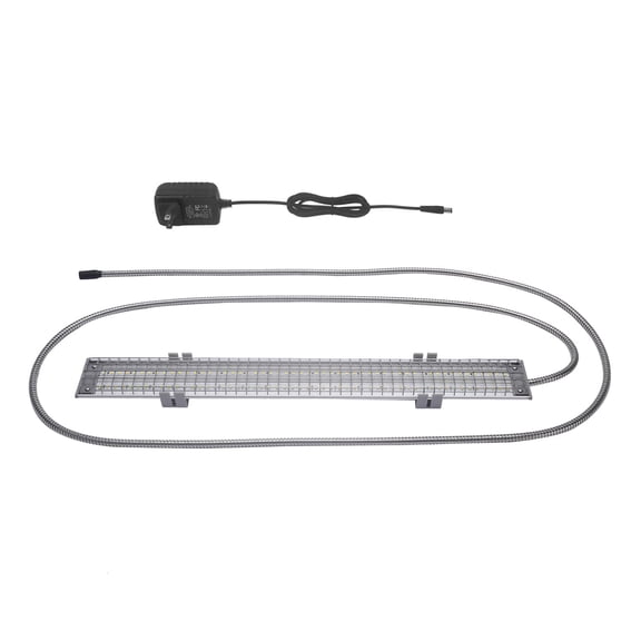 HappyBird Lighting Bird Cage Light with Chew Guard - Full Spectrum LED Pet Light - Simulates Natural Environment - Safe for Hookbill Birds – Easy to Install - (18" Long)