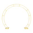 thumbnail image 1 of GUOOL DIY Double Circle Balloon Arch Frame 240x200cm for Graduation Season Parties Golden, 1 of 9