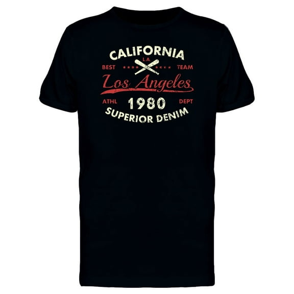 Grunge Los Angeles California Tee Men's -Image by Shutterstock