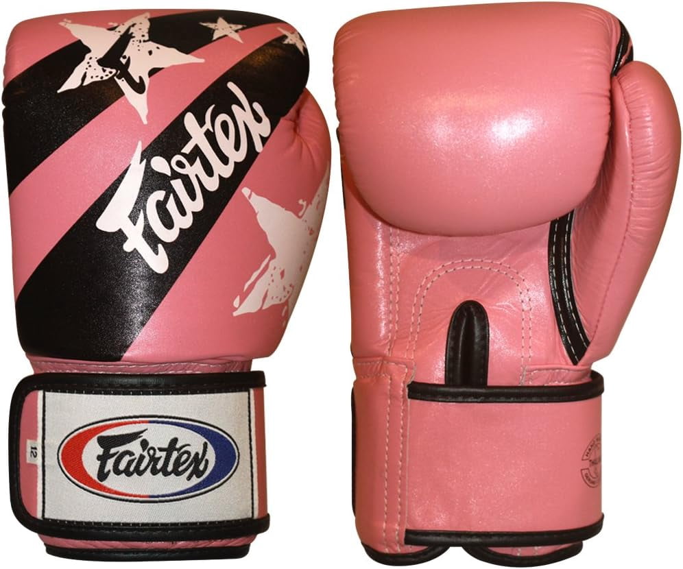 Fairtex Muay Thai-Style Sparring Gloves 16 oz Red / Black